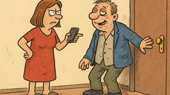 Dowcip: Pijany mąż wraca do domu...