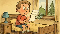 Dowcip: Jaś dostaje list z kolonii...