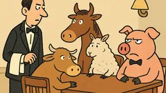 Dowcip: Kelner pyta, co podać, a świnia...