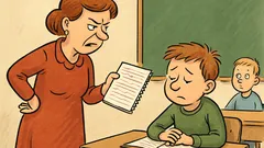 Dowcip: Nauczycielka daje Jasiowi zeszyt...