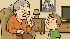 Anegdota: Babcia mówi do wnuczka...