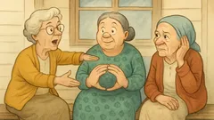 Dowcip: Siedzą sobie trzy babcie na werandzie