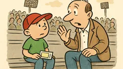 Dowcip: Mały Jasio wybrał się na mecz…