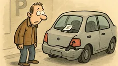 Dowcip: Zostawiłem auto na parkingu, wracam...