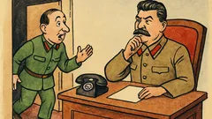 Dowcip: Beria wchodzi do Stalina i mówi
