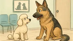 Dowcip: Spotykają się dwa psy w klinice...