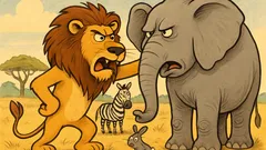 Dowcip: Lew pyta słonia, kto jest królem...