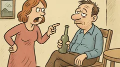 Dowcip: Żona robi mężowi wyrzuty, a on...