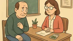 Anegdota: Ojciec na zebraniu szkolnym...