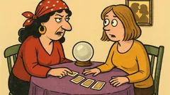 Anegdota: Wróżka mówi do klientki – mąż...