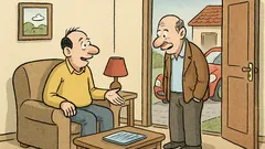 Anegdota: Dawno niewidziany znajomy wpada do domu…