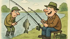 Dowcip: Dwóch facetów łowi ryby, jeden...