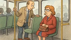 Dowcip: Mężczyzna ustępuje miejsca w autobusie
