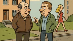 Anegdota: Rozmowa dwóch sąsiadów – Panie Marianie...