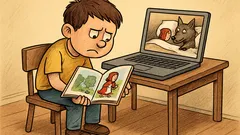 Anegdota: Piątoklasista Antek czyta bajkę...