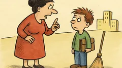 Dowcip: Mama mówi do synka – ucz się pilnie