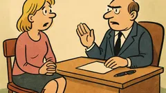 Dowcip: Rozmowa kwalifikacyjna. – Na tym stanowisku...