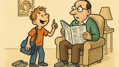 Anegdota: Po powrocie ze szkoły, Jacek...