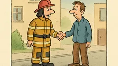 Anegdota: Facet spotyka kolegę w mundurze...