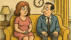 Anegdota: Ona i on siedzą blisko siebie