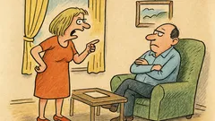 Dowcip: Mąż do żony po kłótni mówi...