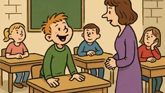 Anegdota: Pani w szkole pyta, czy...