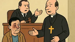 Dowcip: Sędzia pyta księdza, jak to było…