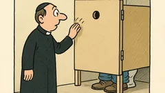 Dowcip: Ksiądz puka trzy razy...