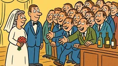 Dowcip: Na weselu drużba ogłasza...