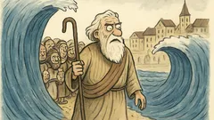 Anegdota: Dlaczego Mojżesz przeprowadzał przez morze?