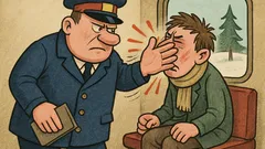 Anegdotka: W pociągu konduktor łapie gapowicza…