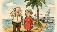 Anegdota: Karol i Hela lecą do Australii...