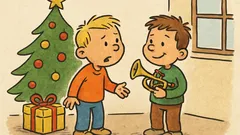 Dowcip: Przedszkolak pyta kolegę o prezent