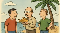 Dowcip: Rosjanin, Niemiec i Polak na wyspie