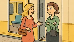 Anegdota: Rozmawiają dwie koleżanki w metrze...