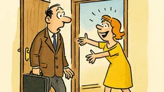 Anegdota: Jeżeli w progu domu wita cię żona...