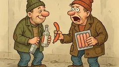 Dowcip: Spotyka się dwóch żuli, jeden mówi...