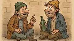 Dowcip: Rozmawia dwóch żulików, jeden pyta...