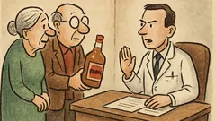 Anegdota: Starsze małżeństwo u lekarza...